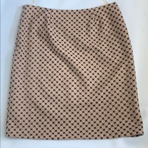 Beautiful silk lined lambs wool Tocca skirt 8 EUC